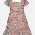 FAITH FLORAL TIERED DRESS 12280