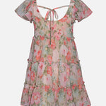 FAITH FLORAL TIERED DRESS 12280