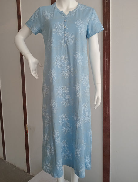 Women's light cotton cool half-sleeve dress P815