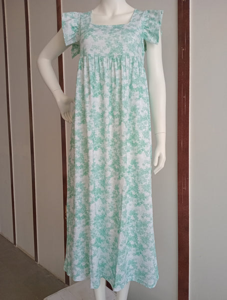Women's cotton floral dress P836