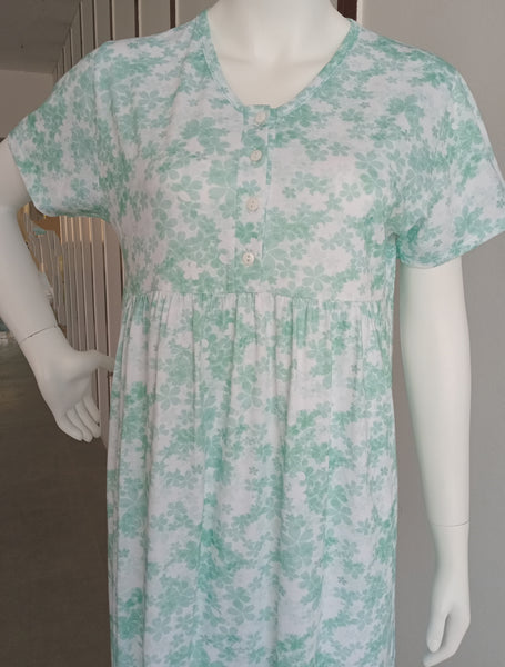 Women's light cotton cool half-sleeve dress P837