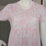 Women's light cotton cool half-sleeve dress PINK P837