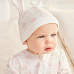 Pink Bunny Footie & Hat 15829