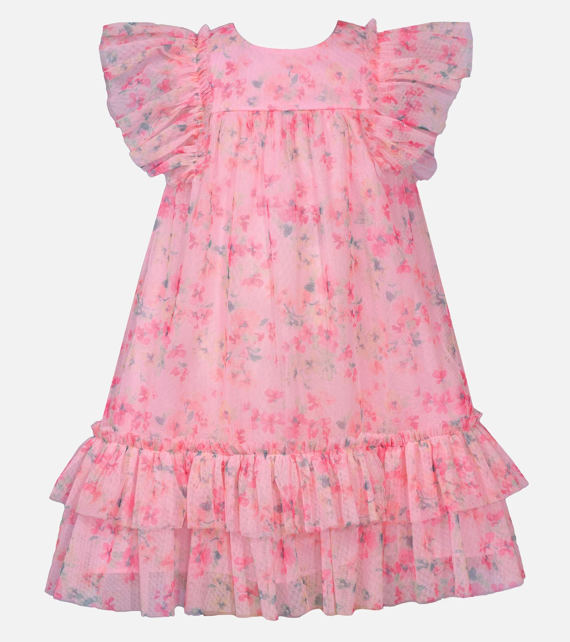 Thea Tiered Flutter Dress 13488