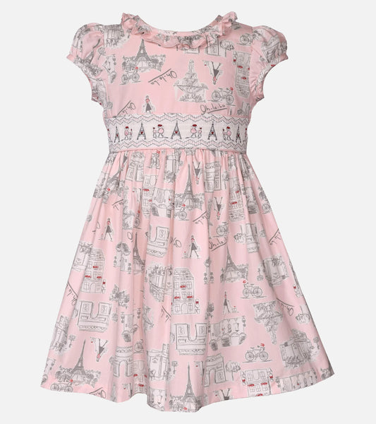 Cherie Paris Smocked Dress B5-13822