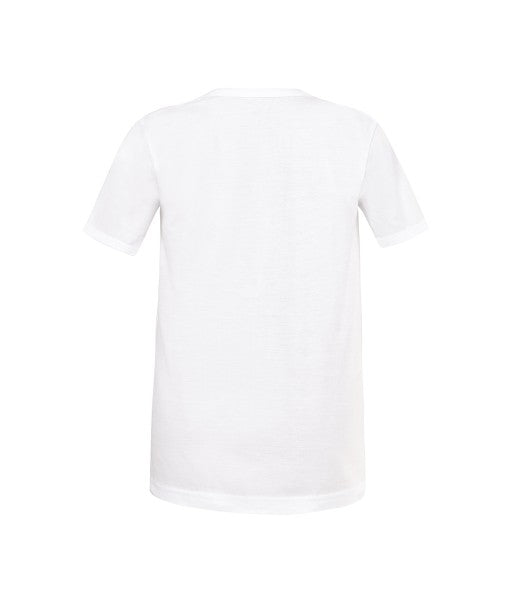 boy White 100% Cotton Crew Neck Jersey Undershirt
