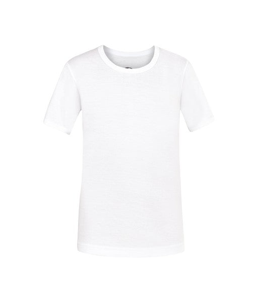 boy White 100% Cotton Crew Neck Jersey Undershirt