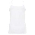 Women's White Strappy Lycra Undershirt  30260