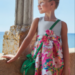 Combined Mikado Dress For Girl Ref. 23-05051-078