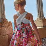 Combined Mikado Dress For Girl Ref. 23-05051-078