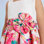 Combined Mikado Dress For Girl Ref. 23-05051-078