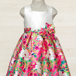 Combined Mikado Dress For Girl Ref. 23-05051-078