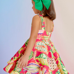 Printed Crepe Dress For Girl Ref. 23-05056-080