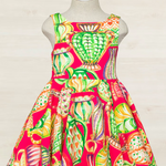 Printed Crepe Dress For Girl Ref. 23-05056-080