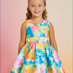 Printed Mikado Dress For Girl Ref. 23-05059-083