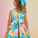 Printed Mikado Dress For Girl Ref. 23-05059-083