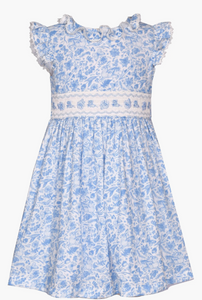 Kids' Flutter Sleeve Cotton Party Dress 13281
