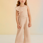 Crepe Jumpsuit With Chain Belt For Girl Ref. 23-05233-052