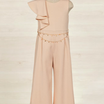 Crepe Jumpsuit With Chain Belt For Girl Ref. 23-05233-052