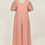 Pleated Chiffon Jumpsuit For Girl Ref. 23-05235-070