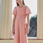 Pleated Chiffon Jumpsuit For Girl Ref. 23-05235-070