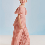 Pleated Chiffon Jumpsuit For Girl Ref. 23-05235-070