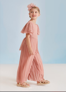 Pleated Chiffon Jumpsuit For Girl Ref. 23-05235-070