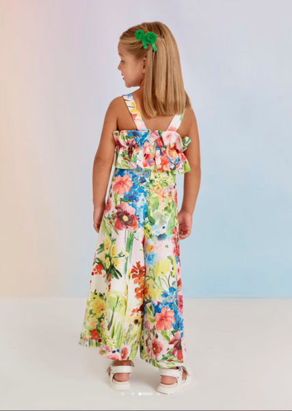 Printed Crepe Jumpsuit For Girl Ref. 23-05238-007