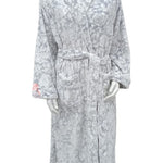 Grey Roses Wrap Robe00034