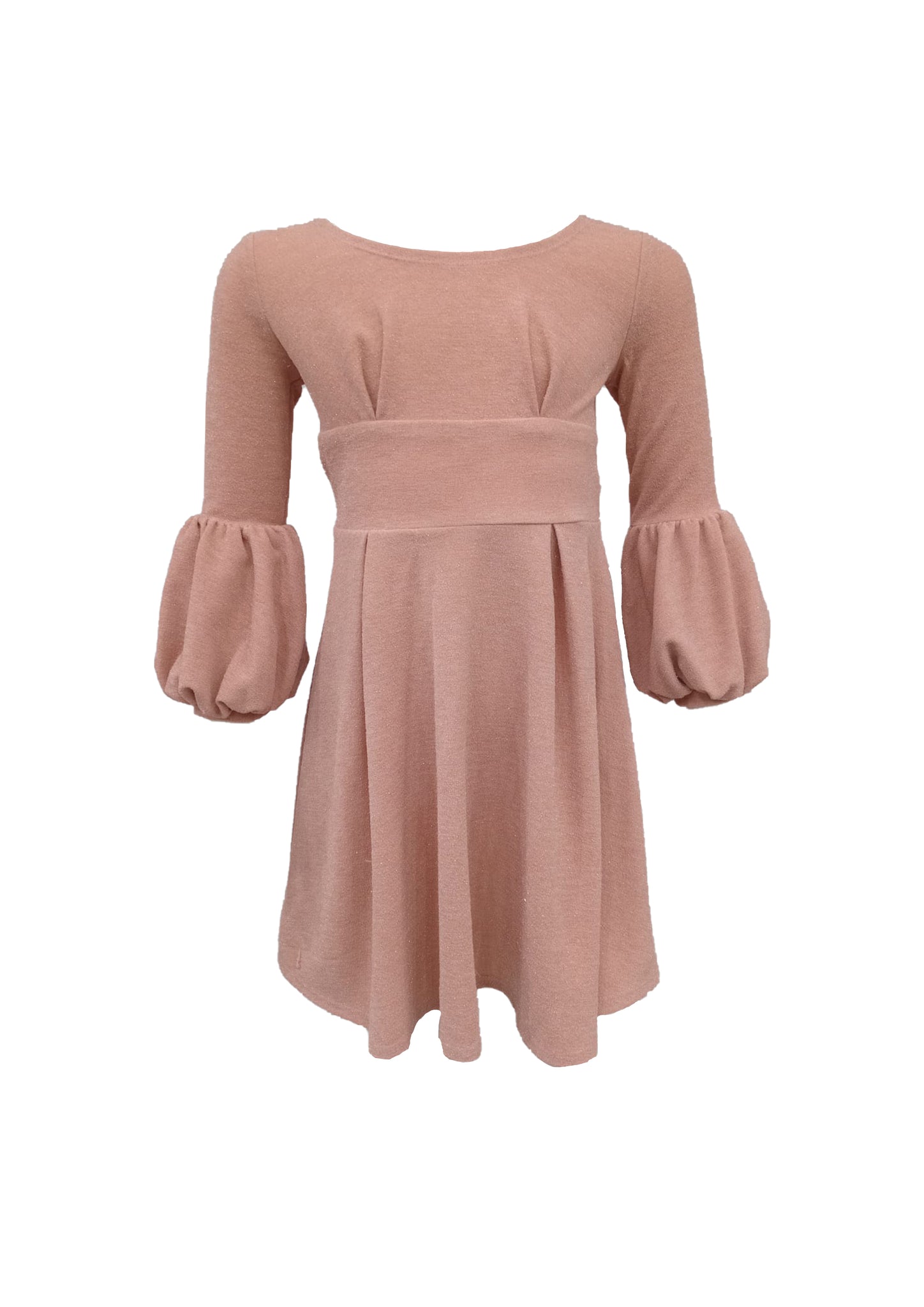 dress with puff sleeves31774