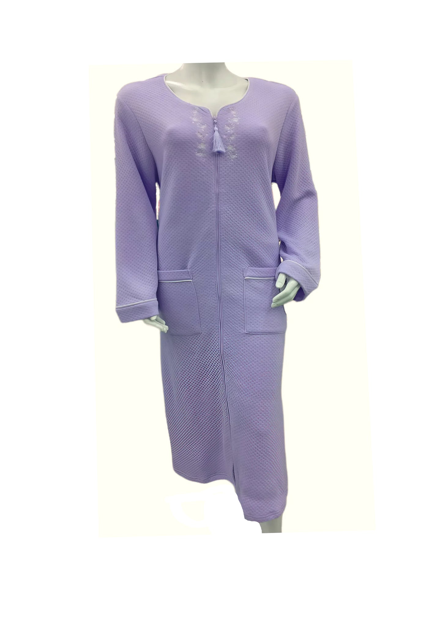 women's nightgown with a front zipper 50022