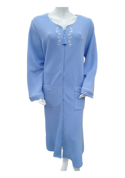 women's nightgown with a front zipper 50022