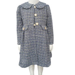Classic design children's tweed dress and coat13182