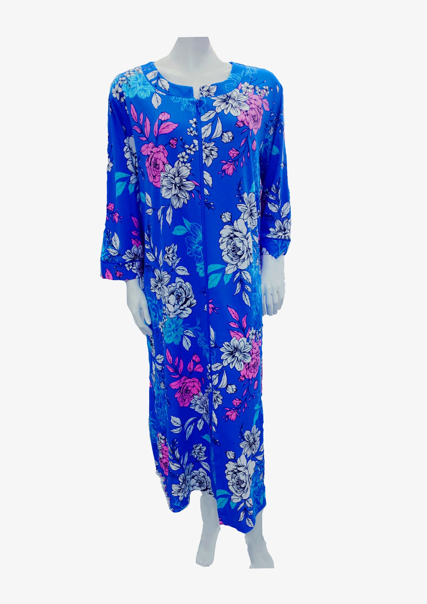 Quilt-In-Knit Long Robe 863834