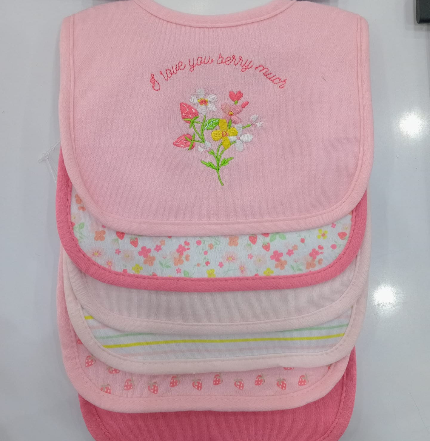 Little Me Waterproof Bibs, 6-Pack, Infant 960032