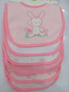 Little Me Waterproof Bibs, 6-Pack, Infant 960028
