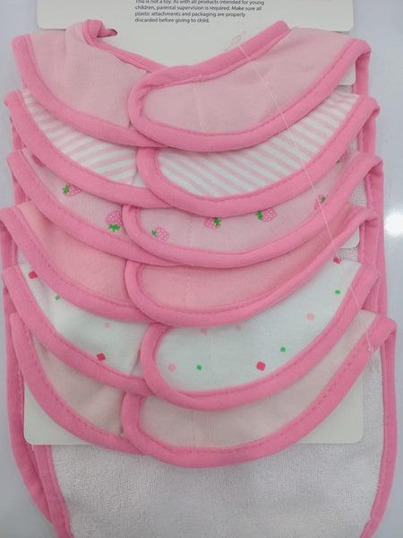 Little Me Waterproof Bibs, 6-Pack, Infant 960026
