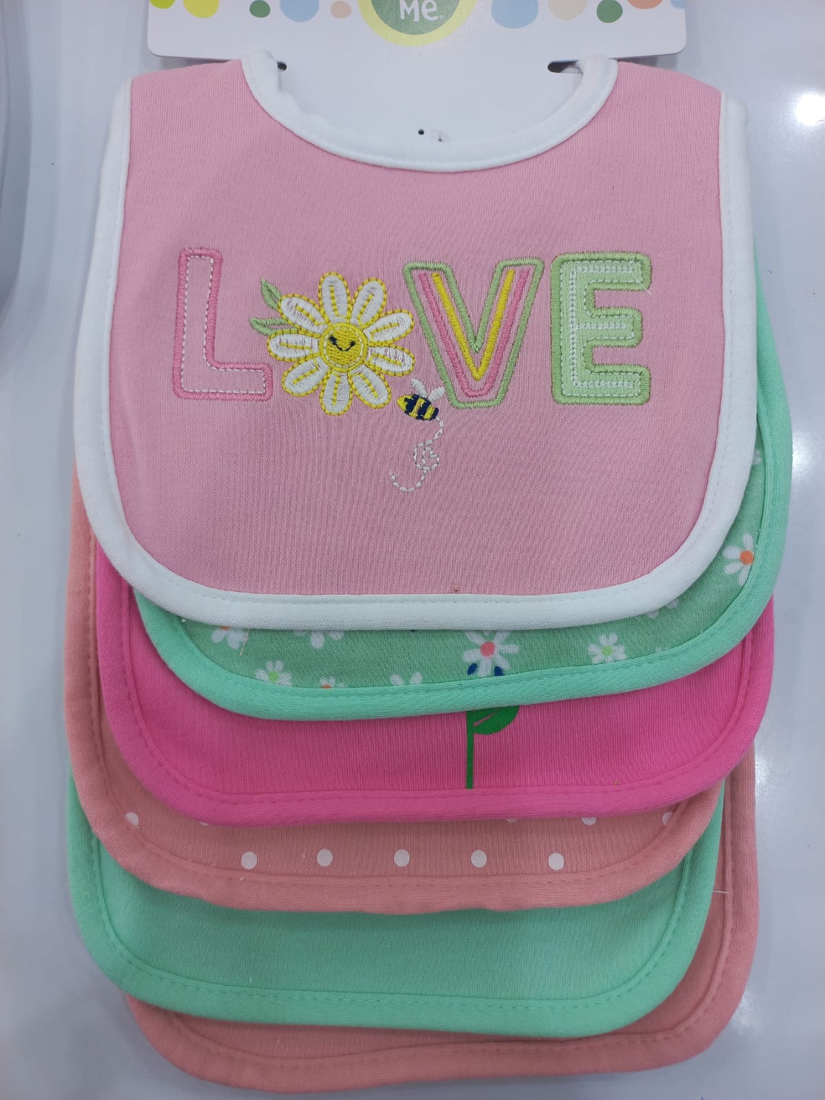 Little Me Waterproof Bibs, 6-Pack, Infant 960008