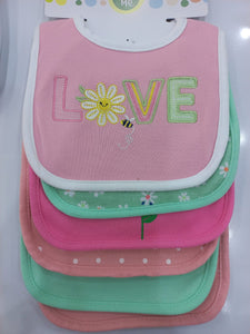 Little Me Waterproof Bibs, 6-Pack, Infant 960008