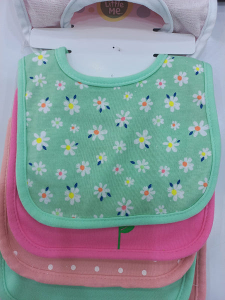 Little Me Waterproof Bibs, 6-Pack, Infant 960008