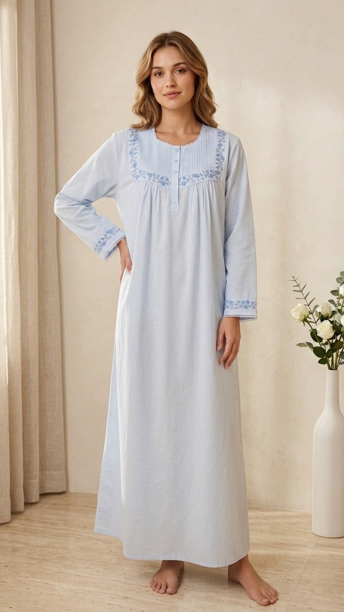 Women's cotton button-up dress 26-04B-3