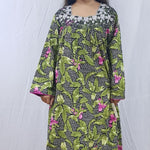 Women's 5cm Long Button Front Cotton Dress 1803