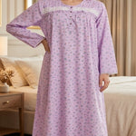 Women's long-sleeved cotton dress 26-08B-1