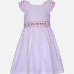 Paige Smocked Flutter Sleeve Dress R3-13275