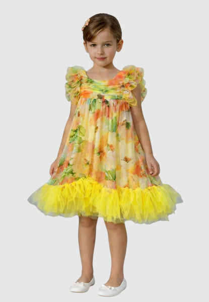 Girls' printed dress Ref.  26-5040-2