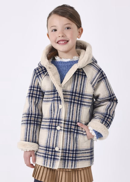 Girl's double-sided checkered coat Ref.  13-04408-062