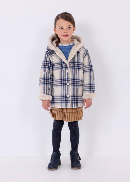 Girl's double-sided checkered coat Ref.  13-04408-062