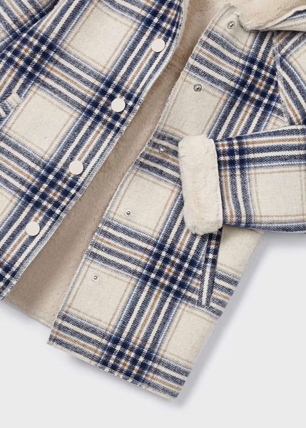 Girl's double-sided checkered coat Ref.  13-04408-062