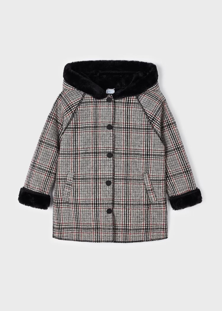 Girl's double-sided checkered coat Ref.  13-04408-063