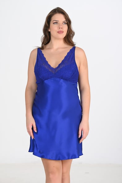 Ahu 2 Piece Saks Dressing Gown Set Bigsize 6211